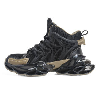 DAFK Winter Padded And Thickened Men's Shoes Thermal Cushioning Height Increasing Abrasion Resistant Slip Resistant