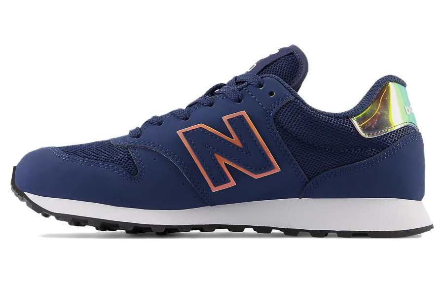New Balance New Balance NB 500 Slip Resistant Cushioning Low top Running Shoes Women's Blue Yellow