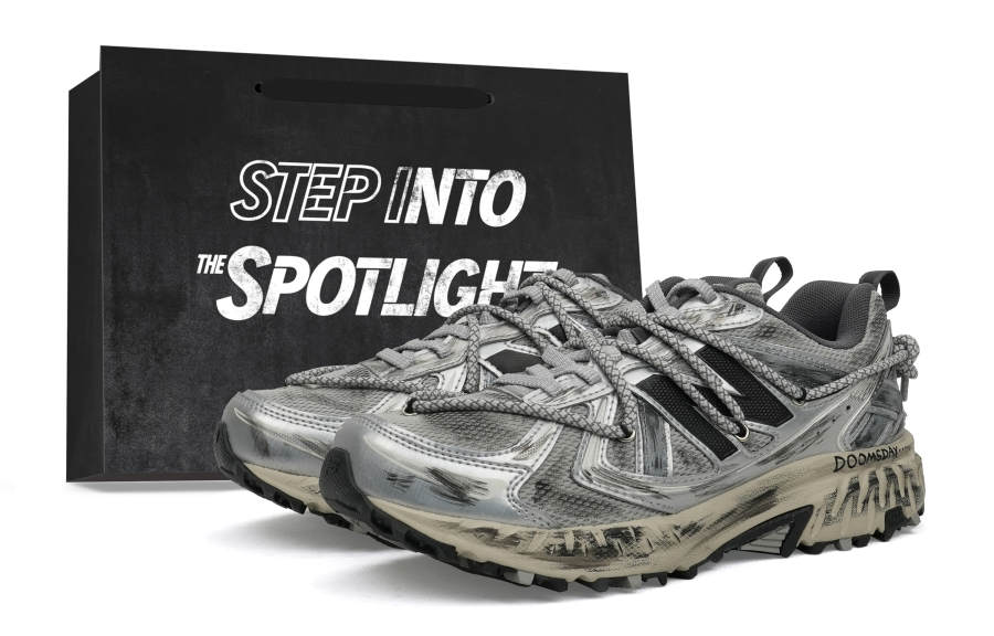 New Balance New Balance NB 410 Collection Slip Resistant Abrasion Resistant Low top Running Shoes Unisex Silver