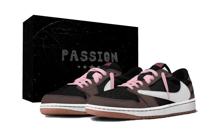 Jordan Travis Scott x Jordan Air Jordan 1 Travis Scott X AJ1 Low Collaboration Box Minimalist Style