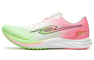 TANSHEZHE Mesh, Textile Low top Running Shoes Unisex Accompaniment Pink