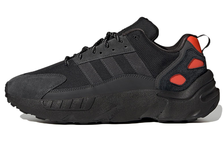Adidas Originals ZX 22 Boost Comfortable Slip Resistant Slip Resistant Low top Running Shoes Unisex Black