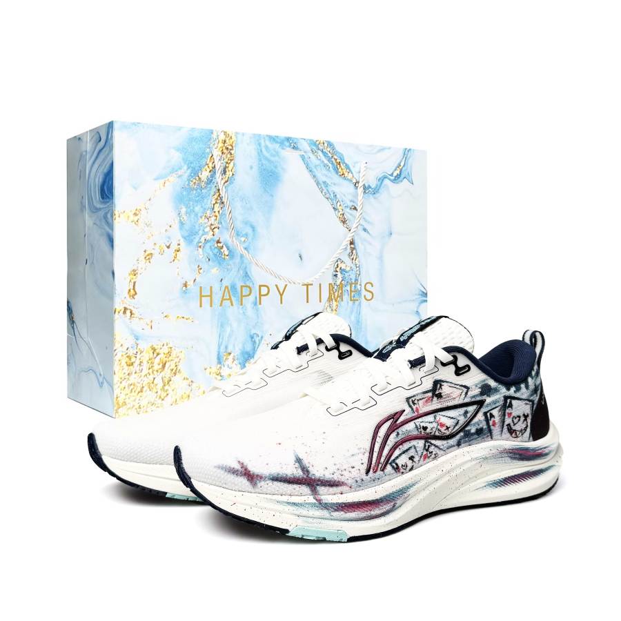 Li-Ning Li Ning Red Hare 8 Slip Resistant Lightweight Abrasion Resistant Low top