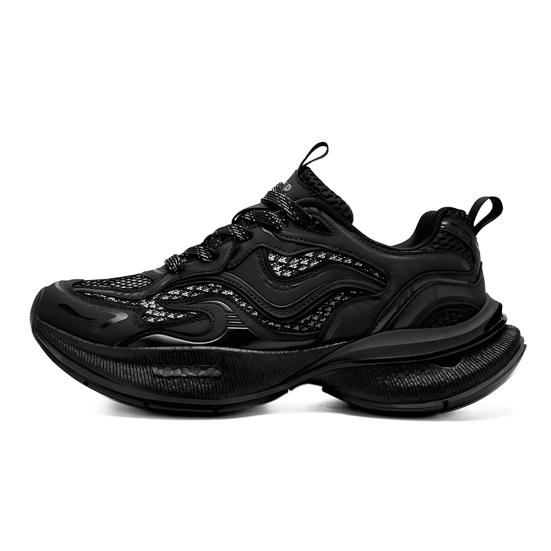 JEEP SPIRIT Eye Of Demon Collection Low top Chunky Sneakers Men's Black