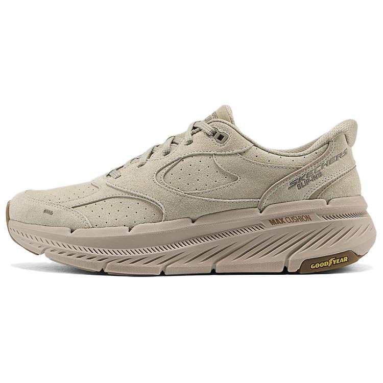 Skechers Max Cushioning Premier 2.0 Breathable Support Rebound Low top Casual Running Shoes Men's Taupe