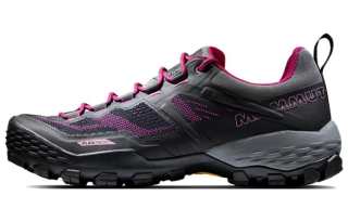 MAMMUT Ducan Abrasion Resistant Low top Outdoor Shoes Women's Gray Pink