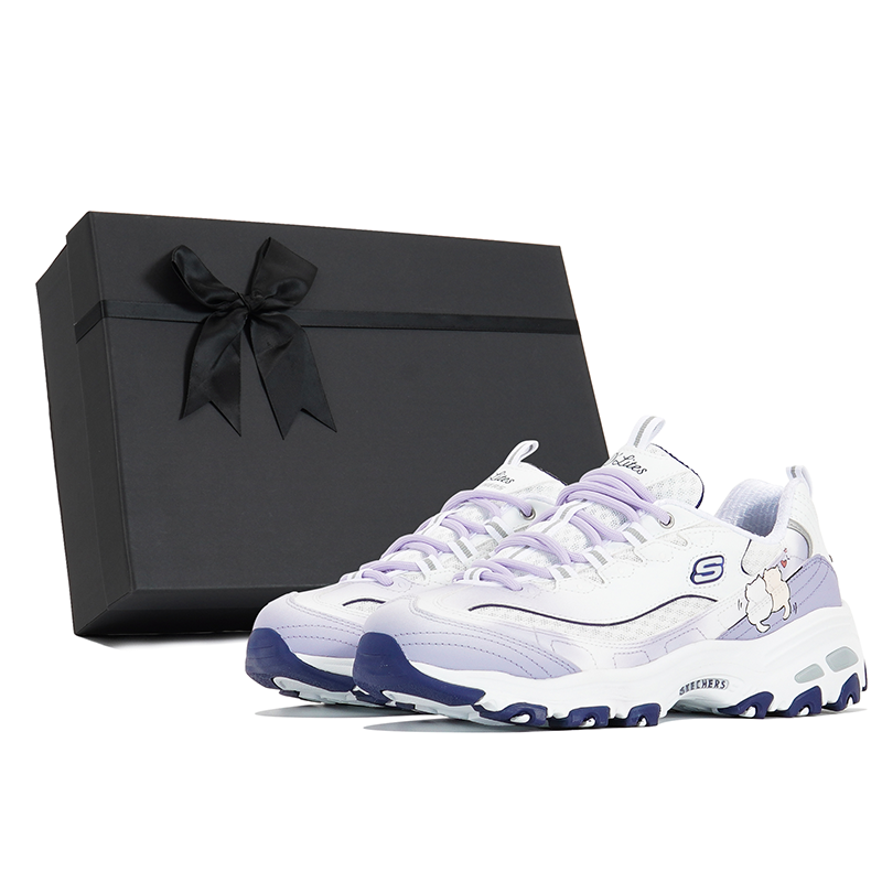 Skechers D'Lites 1.0 Lemon Joy Slip Resistant Abrasion Resistant Slip Resistant Abrasion Resistant Low top