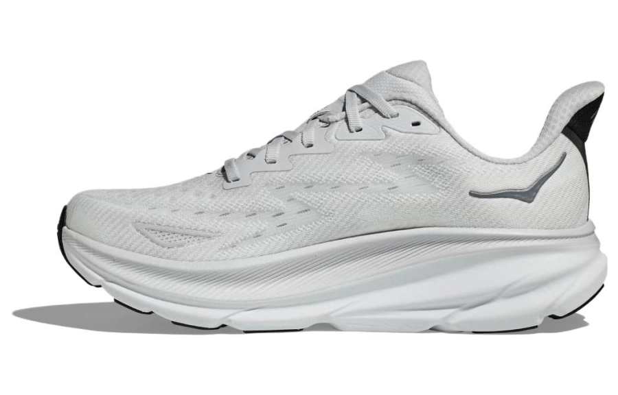 HOKA ONE ONE Clifton 9 Comfortable Cushioning Slip Resistant Abrasion Resistant Low top Running Shoes Men's White