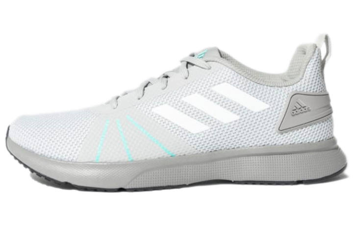 Adidas Adidas Fabric Comfortable Abrasion Resistant Slip Resistant Low top Toddler Shoes Men's White Gray