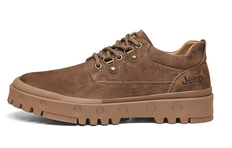 Jeep Jeep Work Boots Unisex Low Top Brown