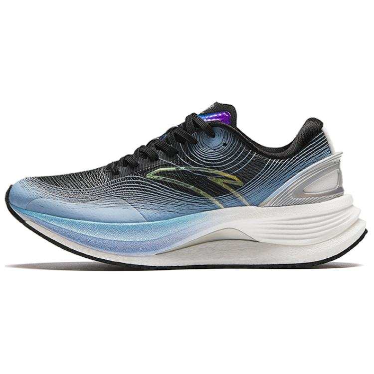 Anta Champion 3PRO Slip Resistant Abrasion Resistant Low top Casual Running Shoes Women's Black Gray Blue