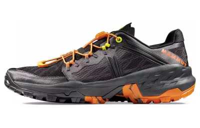 MAMMUT Sertig Comfortable Cushioning Low top Outdoor Shoes Men's Black Orange