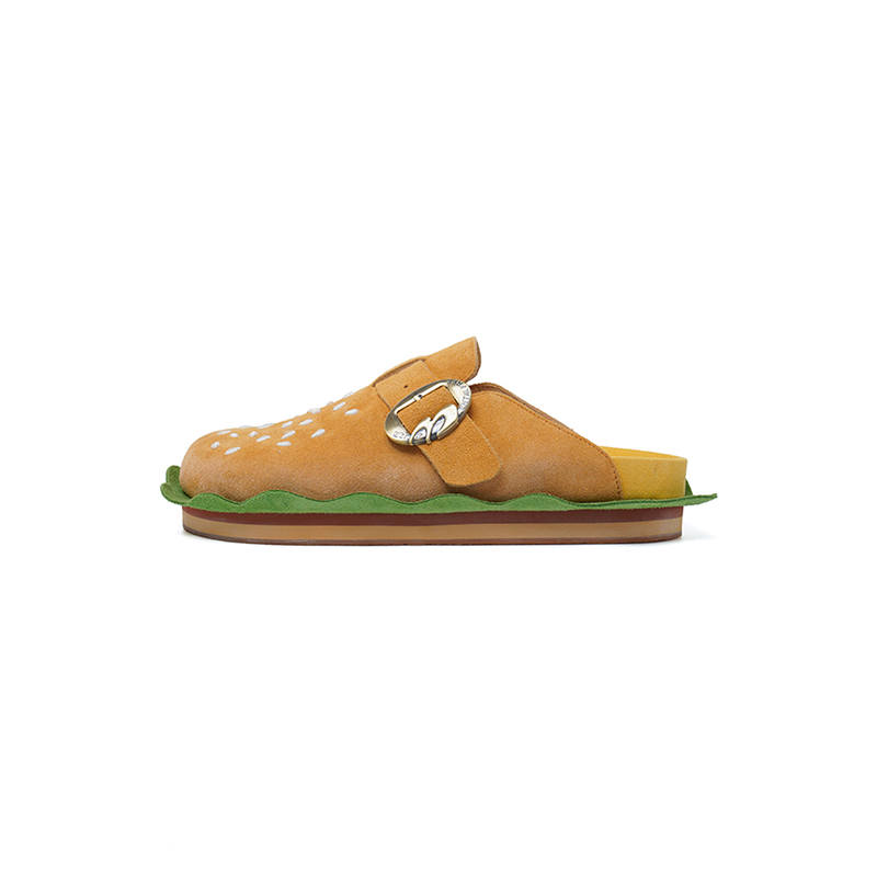 BBIMP Abrasion Resistant Abrasion Resistant Closed Toe Slippers Unisex Orange