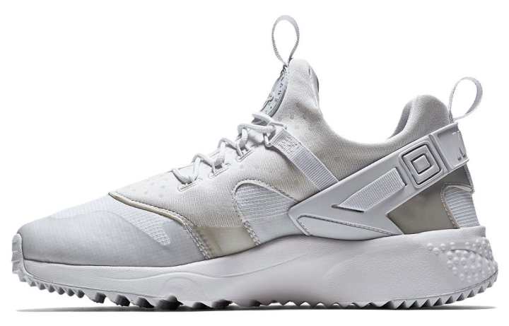 Nike Nike Air Huarache Leather Cushioning Slip Resistant Cushioning Slip Resistant Low top Running Shoes Men's White