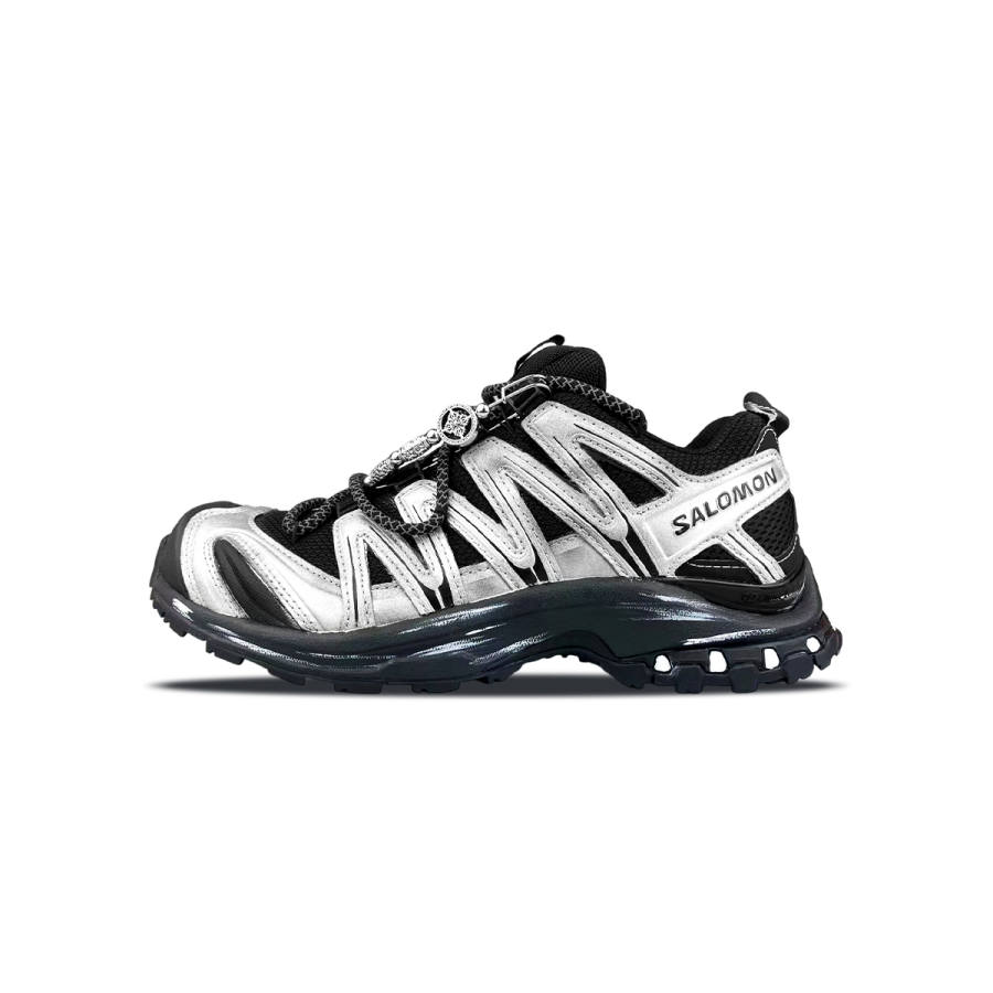 SALOMON XA PRO 3D Abrasion Resistant Low top Outdoor Shoes Unisex Silver Black