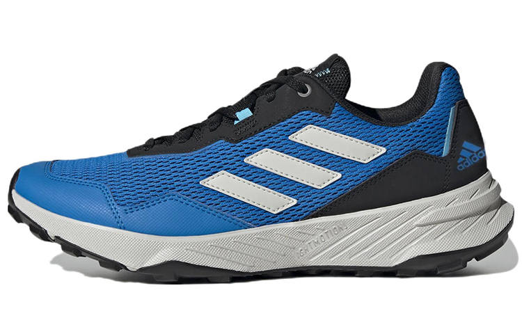 Adidas Adidas Tracefinder Trail Fabric Abrasion Resistant Low top Trail Running Shoes Men's Black Blue