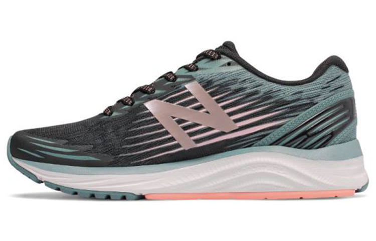 New Balance New Balance NB Synact Mesh, Textile, Synthetic Leather Low top Casual Running Shoes Women's Black Green