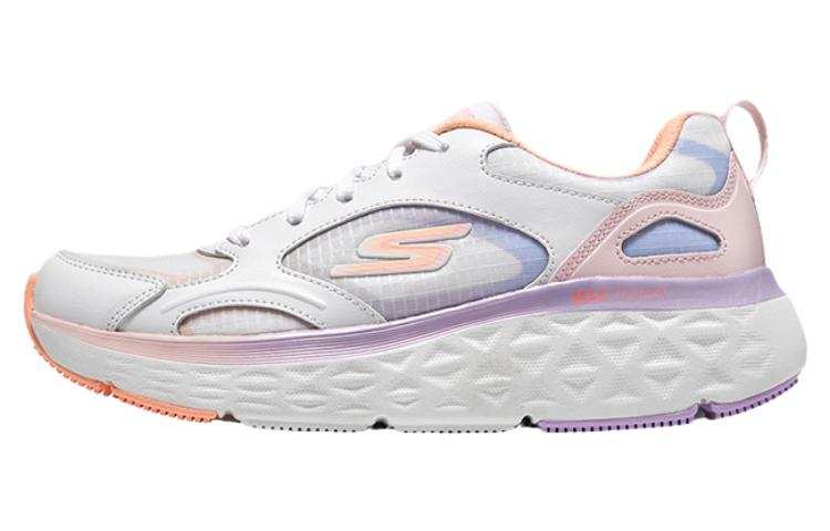 Skechers Max Cushioning Delta Running Shoes 'White Orange Purple' Women's