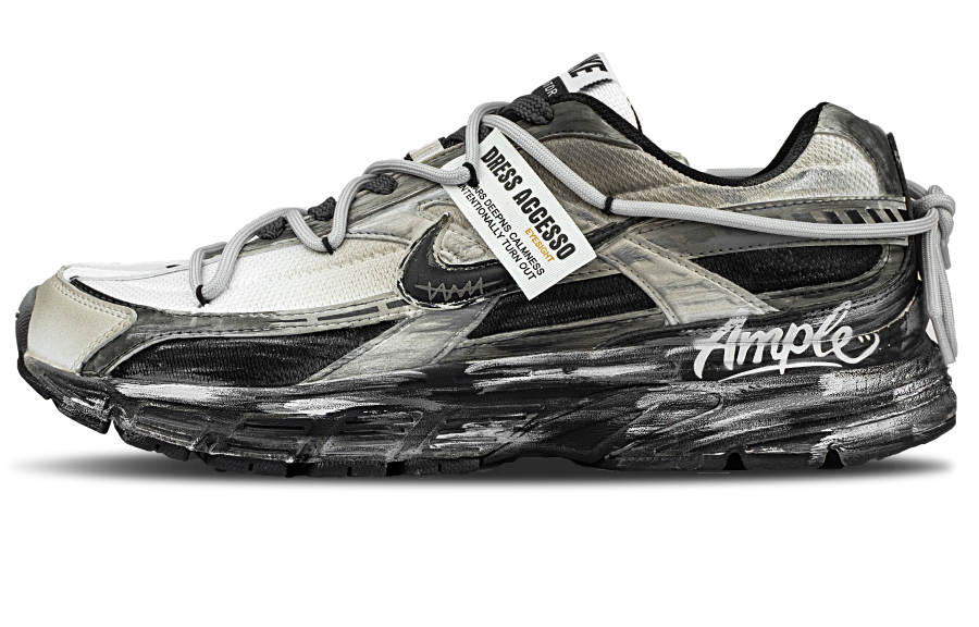 Nike Nike Initiator Abrasion Resistant Abrasion Resistant Low top Running Shoes Unisex Gray Gold