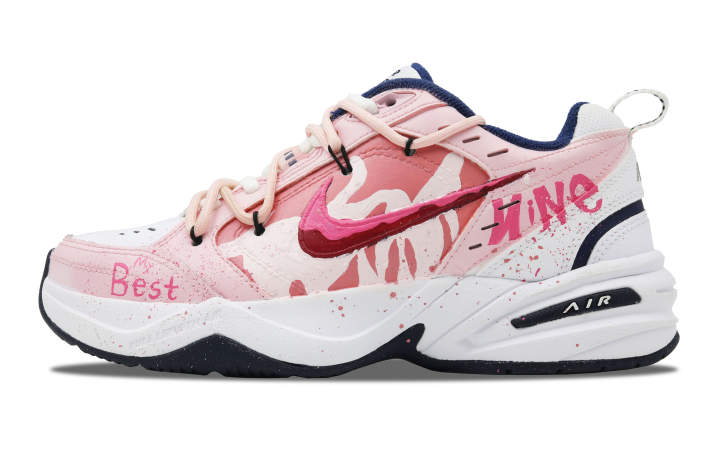 Nike Nike Air Monarch 4 Synthetic Leather, Leather Cushioning Slip Resistant Abrasion Resistant Low top Chunky Sneakers