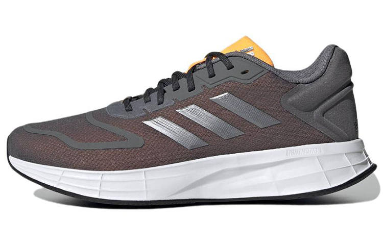 Adidas Adidas Duramo 10 Fabric Abrasion Resistant Low top Running Shoes Men's Gray Yellow