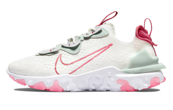 Nike Nike React Vision Low Top Pink/White Women's
