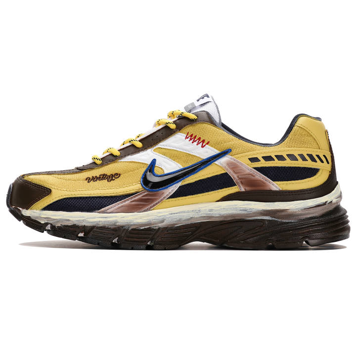 Nike Nike Initiator Cushioning, Wear Resistant Low top Running Shoes Men's Yellow Brown
