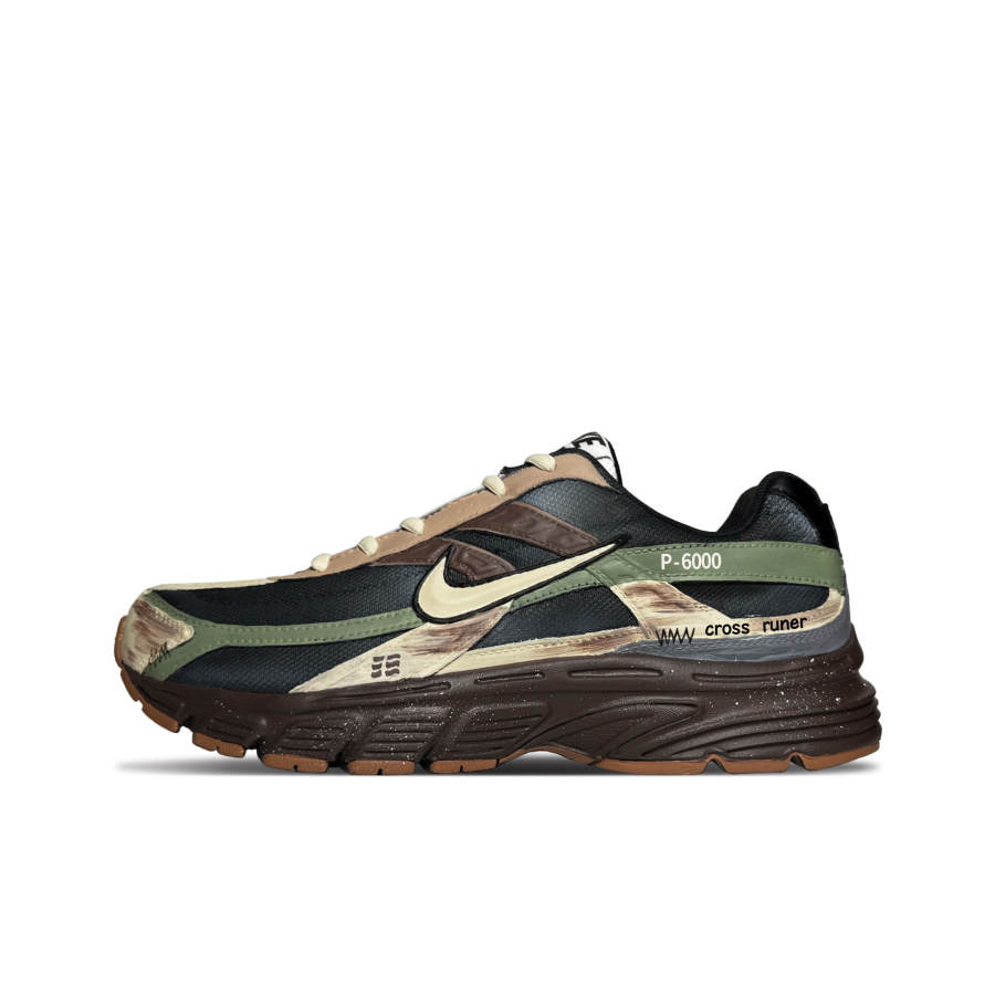 Nike Nike Initiator Abrasion Resistant Low top Running Shoes Men's Brown Black