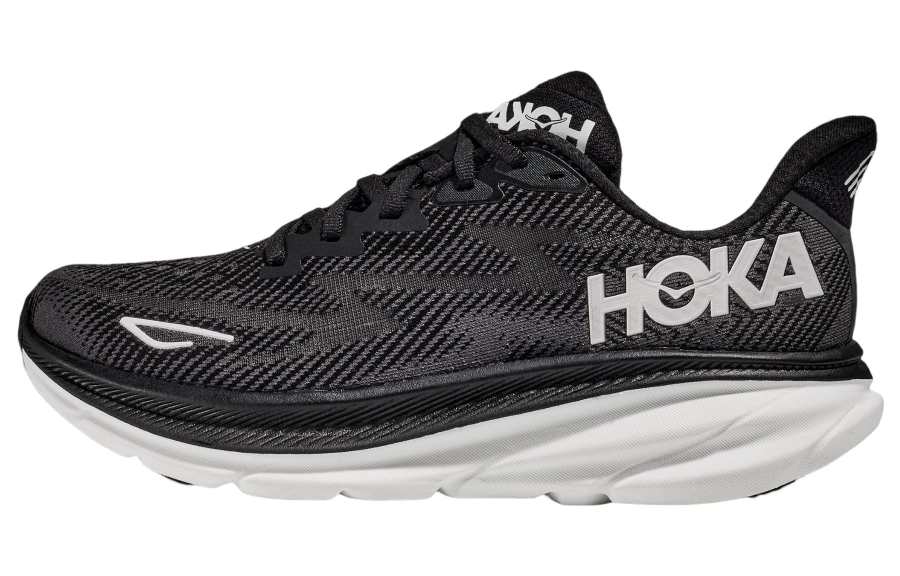 HOKA ONE ONE Clifton 9 2E Wide 'Black White'