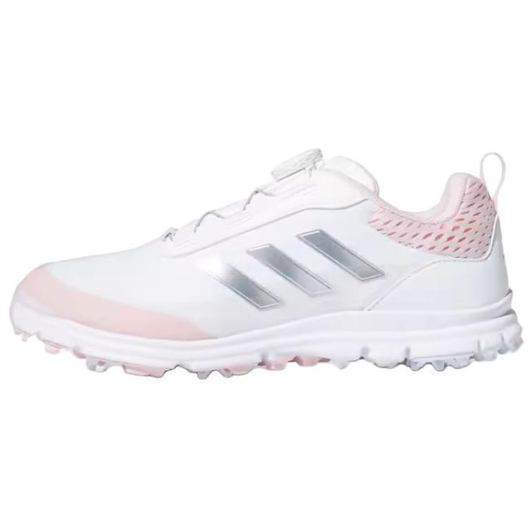 Adidas Adidas Cushioning Slip Resistant Cushioning Slip Resistant Low top Golf Shoes Women's White Pink