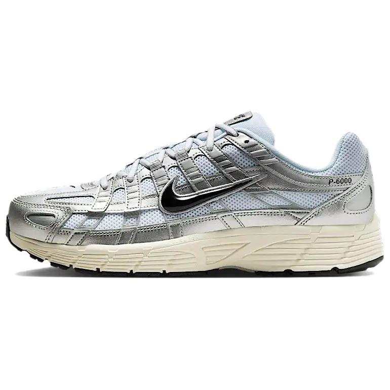 Nike Nike P 6000 Comfortable And Lightweight Low top Casual Running Shoes Unisex Silver