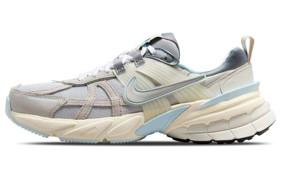 Nike Nike V2K Run Abrasion Resistant Breathable Low top Casual City Commuting Running Shoes Women's Gray Blue White