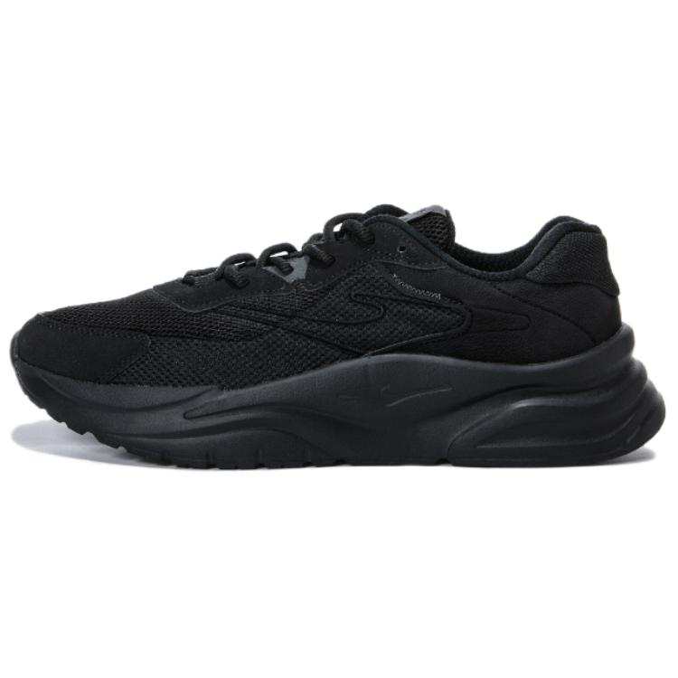 Erke Slip Resistant And Breathable Slip Resistant And Breathable Low top Running Shoes Men's Black