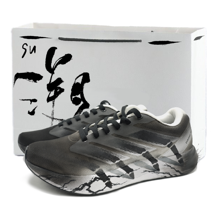 Adidas Adidas Duramo RC Breathable Low top Running Shoes Unisex Black White
