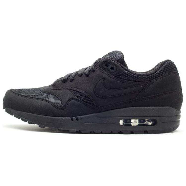 Nike Nike Air Max 1 Low top Casual Running Shoes Unisex Black