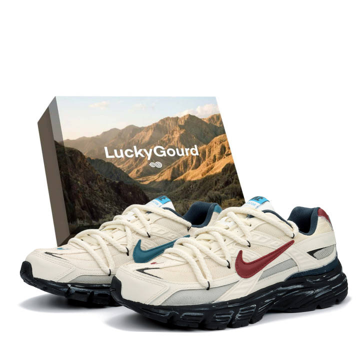 Nike Nike Initiator Abrasion Resistant Breathable Low top Running Shoes Men's Ecru