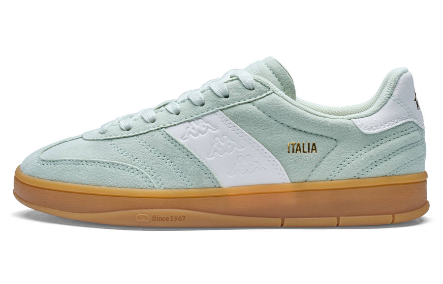 Kappa Back to Back Slip Resistant Abrasion Resistant Low top Skateboard Shoes Women's Lake Green