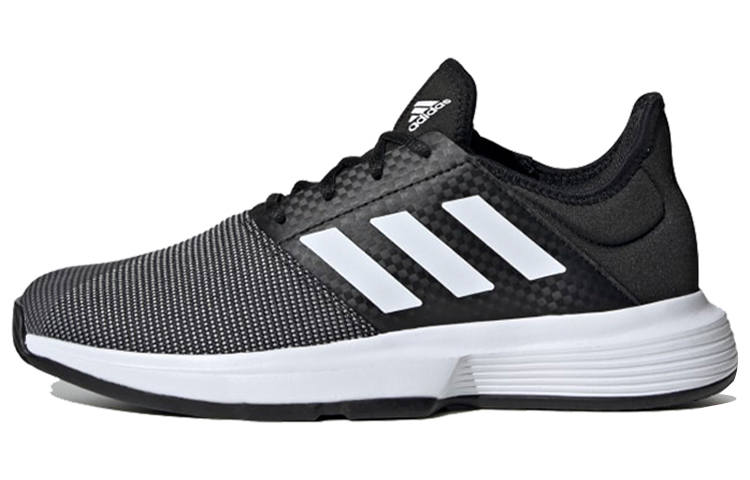 Adidas Adidas GameCourt Slip Resistant Cushioning Slip Resistant Cushioning Low top Running Shoes Women's White Black