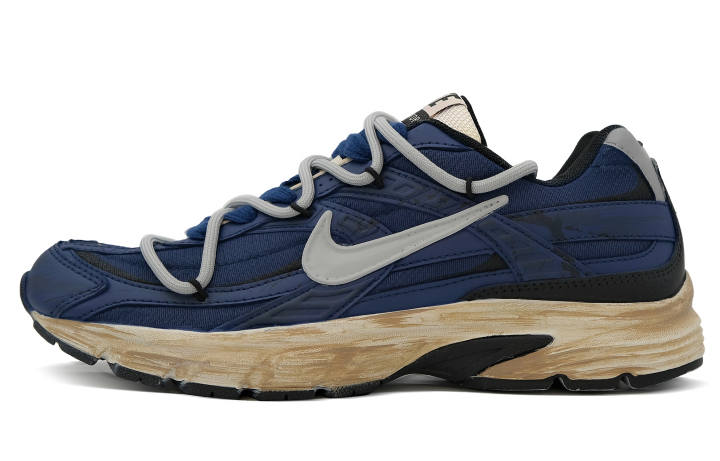 Nike Nike Initiator Mesh, Textile Low top Running Shoes Men's Blue
