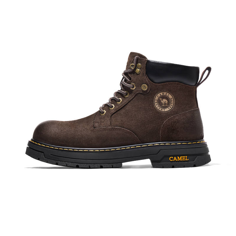 CAMEL CAMEL Abrasion Resistant Cushioning Short Outdoor Boots 4cm Men's