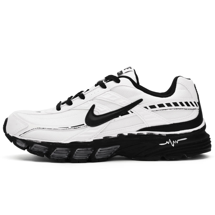 Nike Nike Initiator Cushioning Low top Casual Sprint Running Shoes Men's White Black