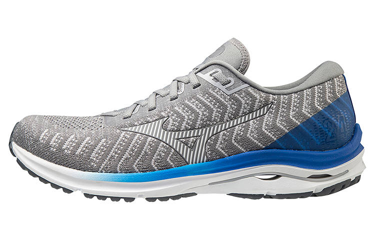 Mizuno Mizuno Wave Rider 24 Waveknit 'Grey Blue'