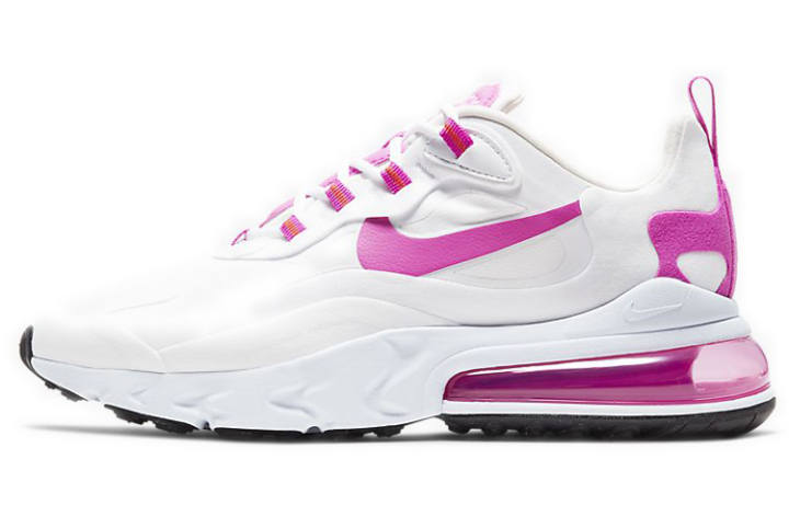 Nike Nike Air Max 270 React White Fire Pink Women's