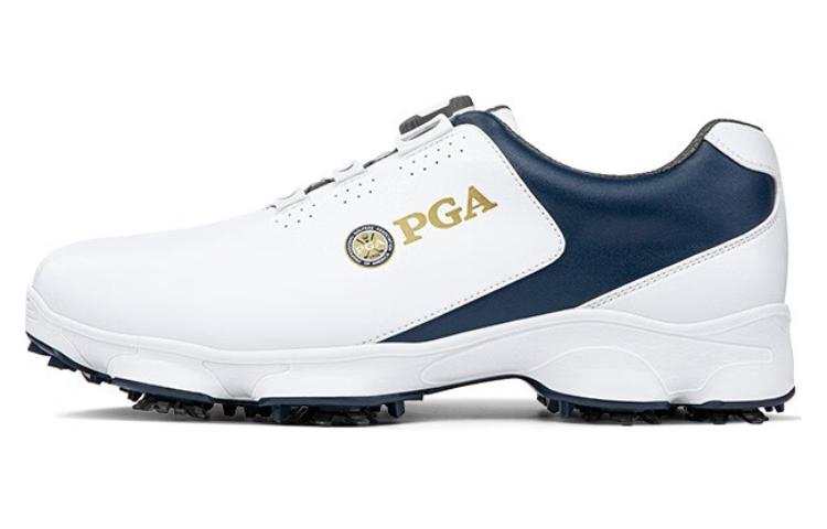 PGA Cushioning Slip Resistant Low top Golf Shoes Men's Blue White