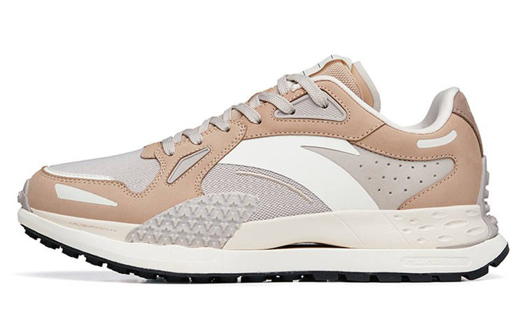 Anta Low top Running Shoes Men's White Gray Brown