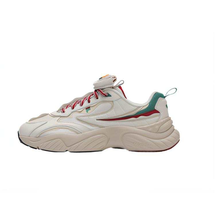 FILA FUSION Breathable Mid top Chunky Sneakers Women's White