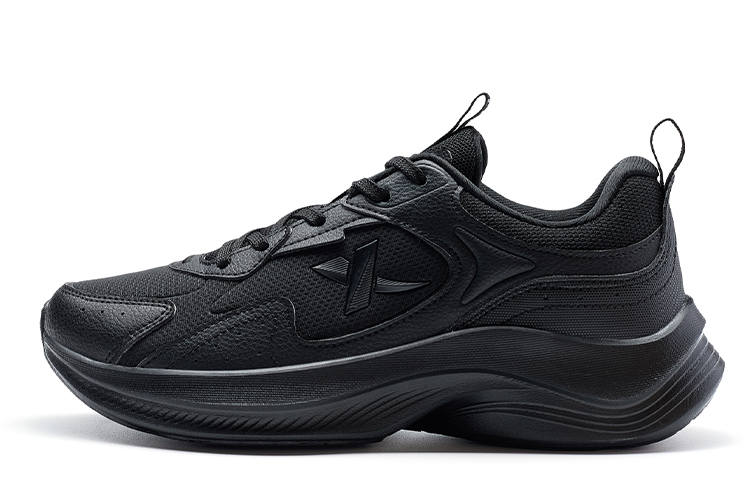 XTEP Slip Resistant Abrasion Resistant Low top Running Shoes Women's Black