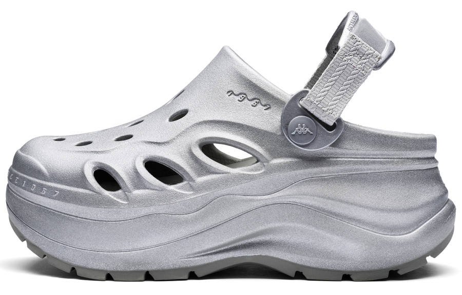 Kappa Kappa Back to Back Clogs Women's Silver
