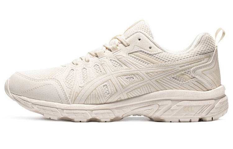 ASICS Gel Venture 7 Fabric Abrasion Resistant Abrasion Resistant Low top Running Shoes Women's Beige