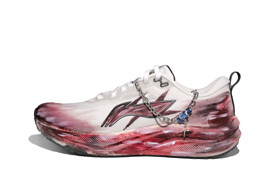 Li-Ning Li Ning Red Hare 8 Textile Cushioning Abrasion Resistant Cushioning, Wear Resistant Low top Casual Running Shoes Men's